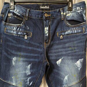 Embellish men's jeans
